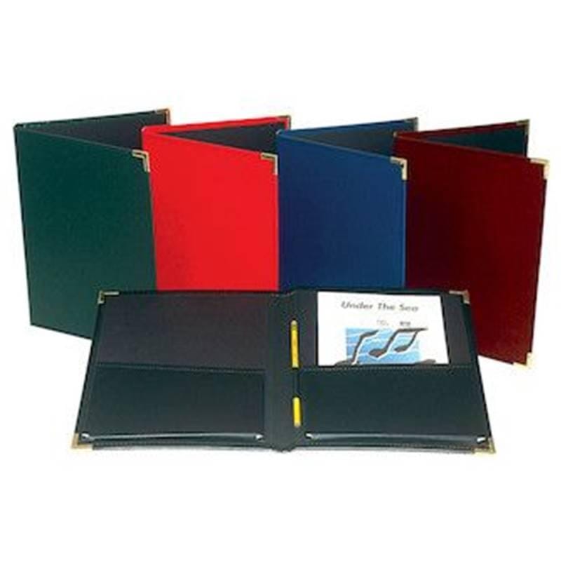 Leatherette Black Choral Folder