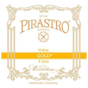 Pirastro Gold 4/4 Violin E String Loop End