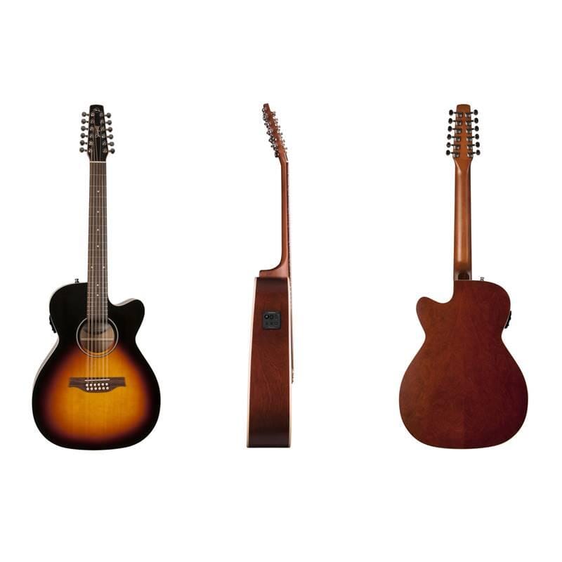 Seagull S12 CH CW Spruce Sunburst GT Presys II 12-String Guitar