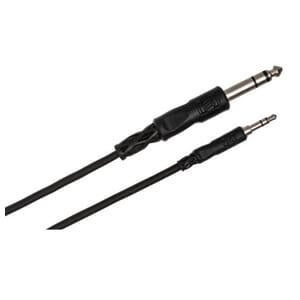 Hosa 10 Foot Stereo Interconnect Cable 3.5 mm TRS to 1/4 in TRS