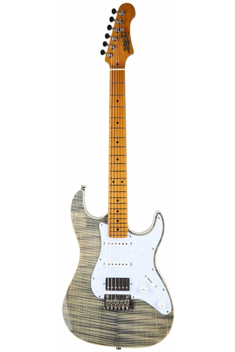 Jet JS-450-TBK Electric Guitar Transparent Black