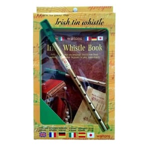 Walton Irish D Tin Whistle / Book