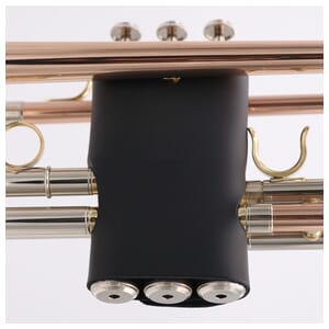Trumpet Black Leather Valve Guard with Laces