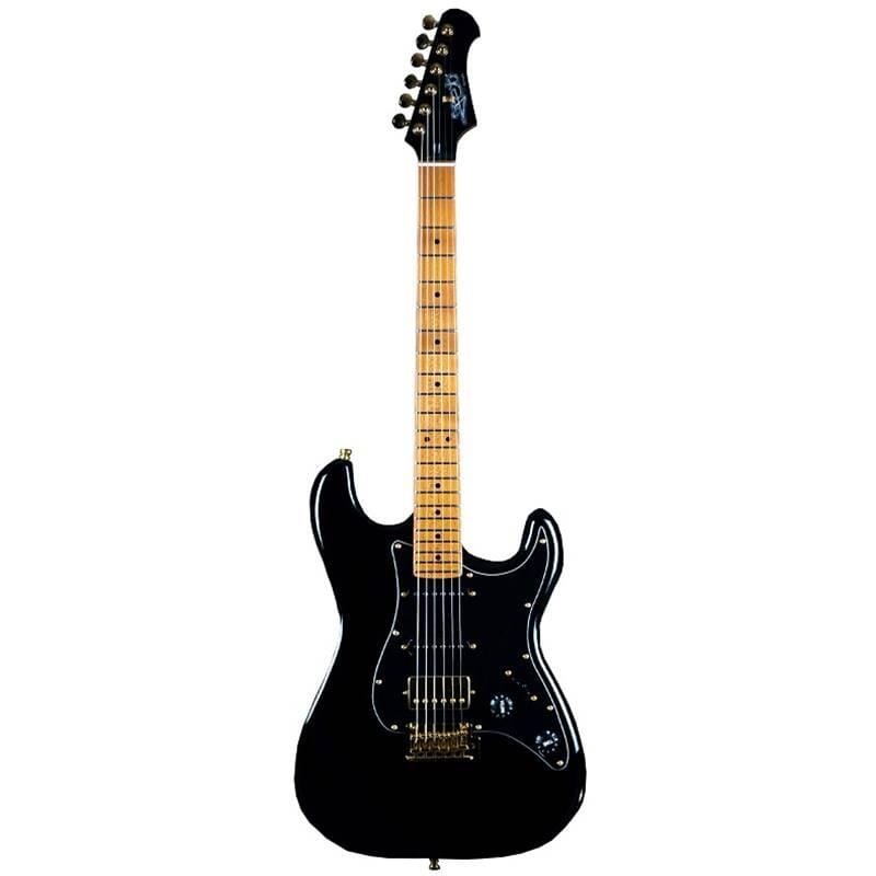 Jet JS-400-BK-G Electric Guitar Black Gold Hardware