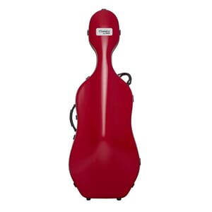 BAM Classic Cello Case + Wheels Red