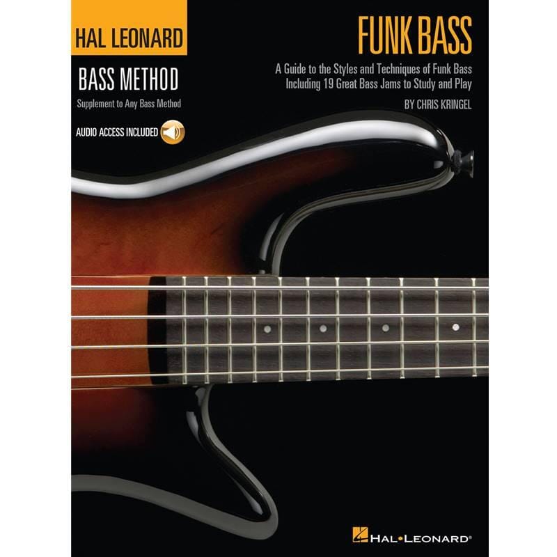 Hal Leonard Funk Bass Method Book/Audio