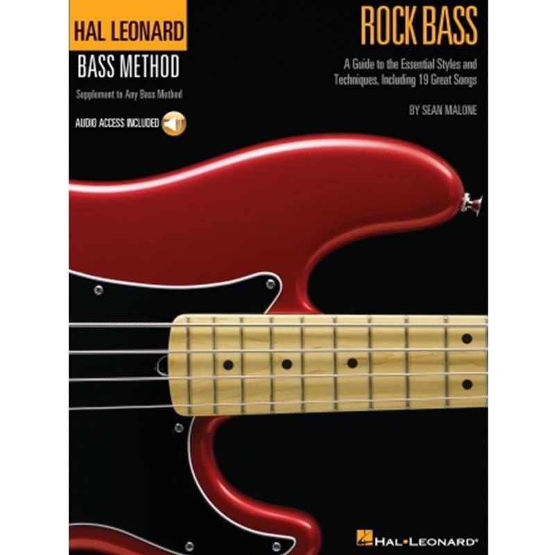 Hal Leonard Rock Bass Method Book/Audio
