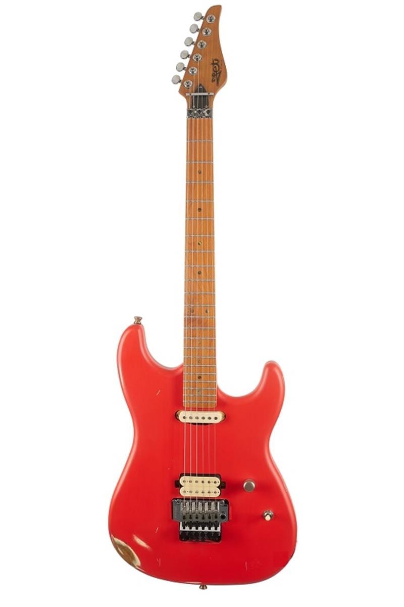 Jet JS-850-RELIC-FR Electric Guitar Red Relic