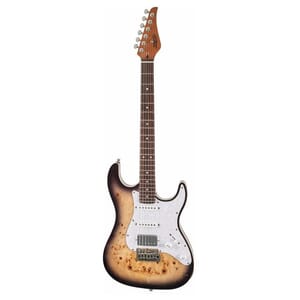 Jet JS450Q-TBR Electric Guitar Burl Sunburst