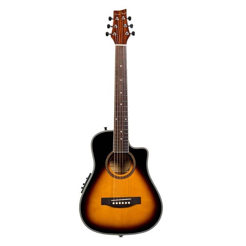 Beaver Creek BCRB501CEVSB Travel Guitar - Sunburst
