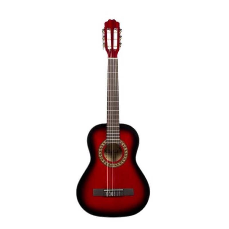 Beaver Creek BCTC401 1/2 Classical Guitar Trans Red