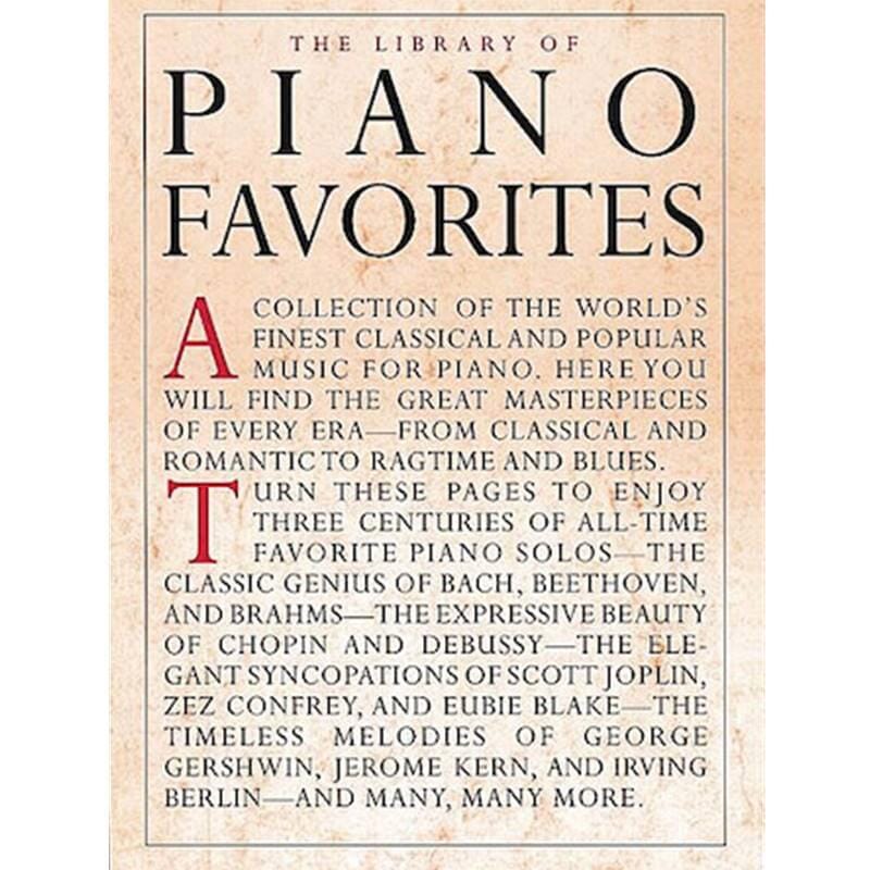 The Library Of Piano Favorites
