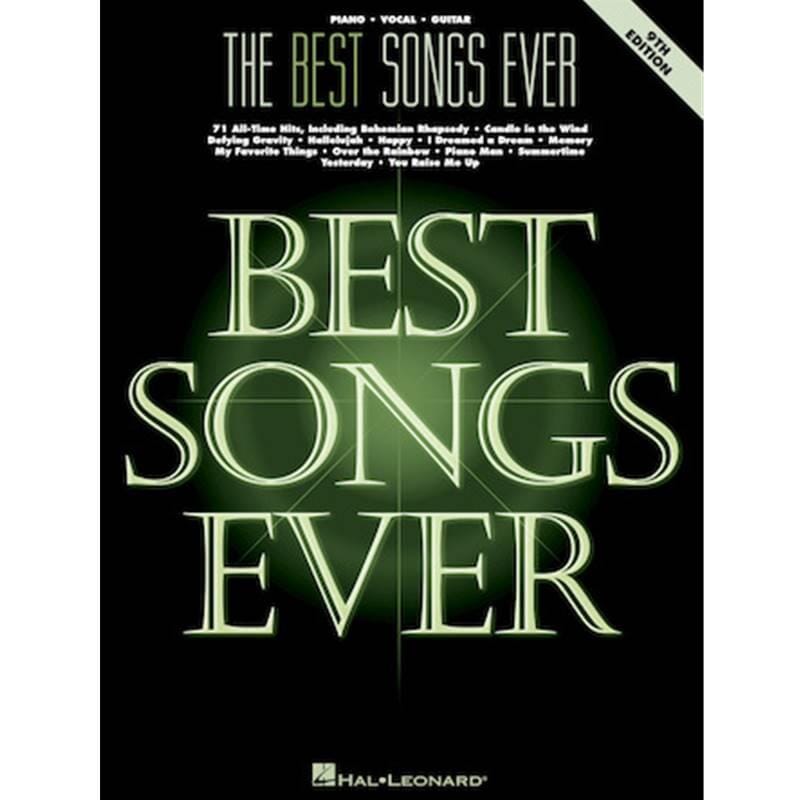 The Best Songs Ever - Piano Vocal Guitar