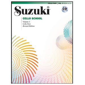 Suzuki Cello School Vol.3 Book/CD