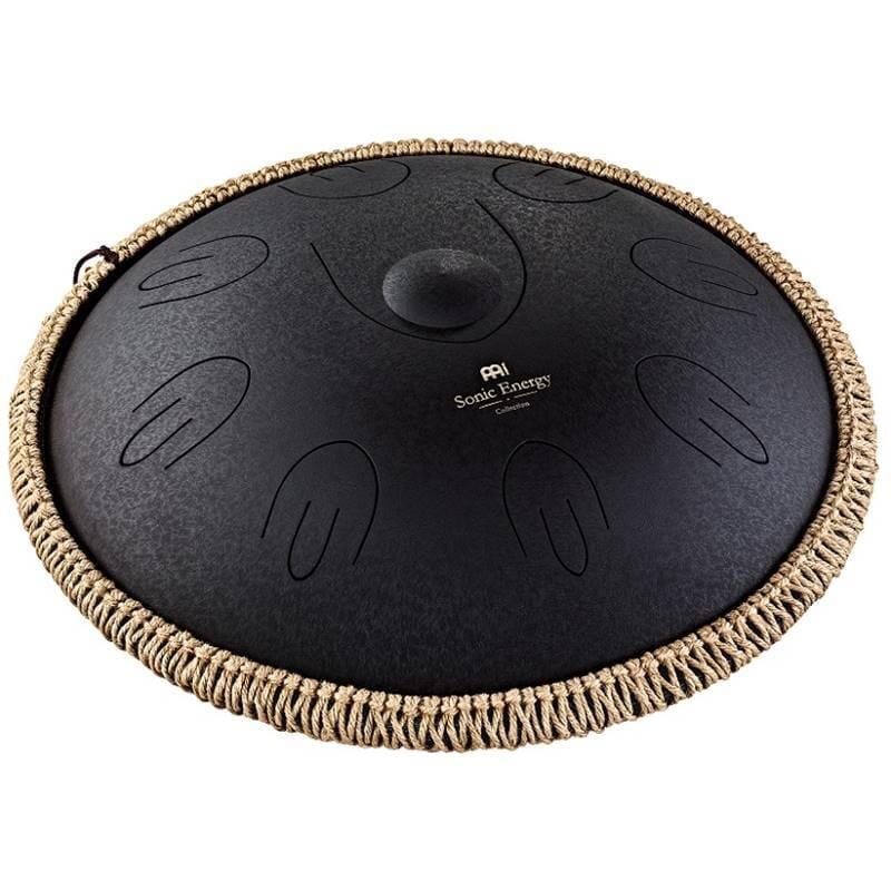 Meinl Sonic Energy Octave Steel Tongue Drum, Black, D Kurd, 9 Notes,