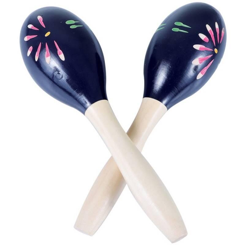 Granite Percussion 8 inch Wood Painted Maracas