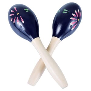 Granite Percussion 8 inch Wood Painted Maracas