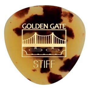 Golden Gate MP-32 Deluxe Rounded Triangle Flat Pick – Stiff (12)