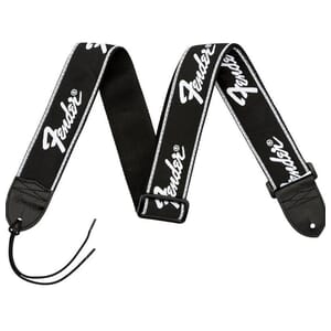 Fender Running Logo Guitar Strap Black