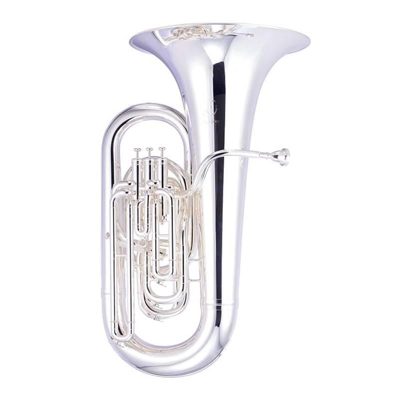 John Packer JP377 Sterling EEb 4 Valve Compensating Tuba Silver