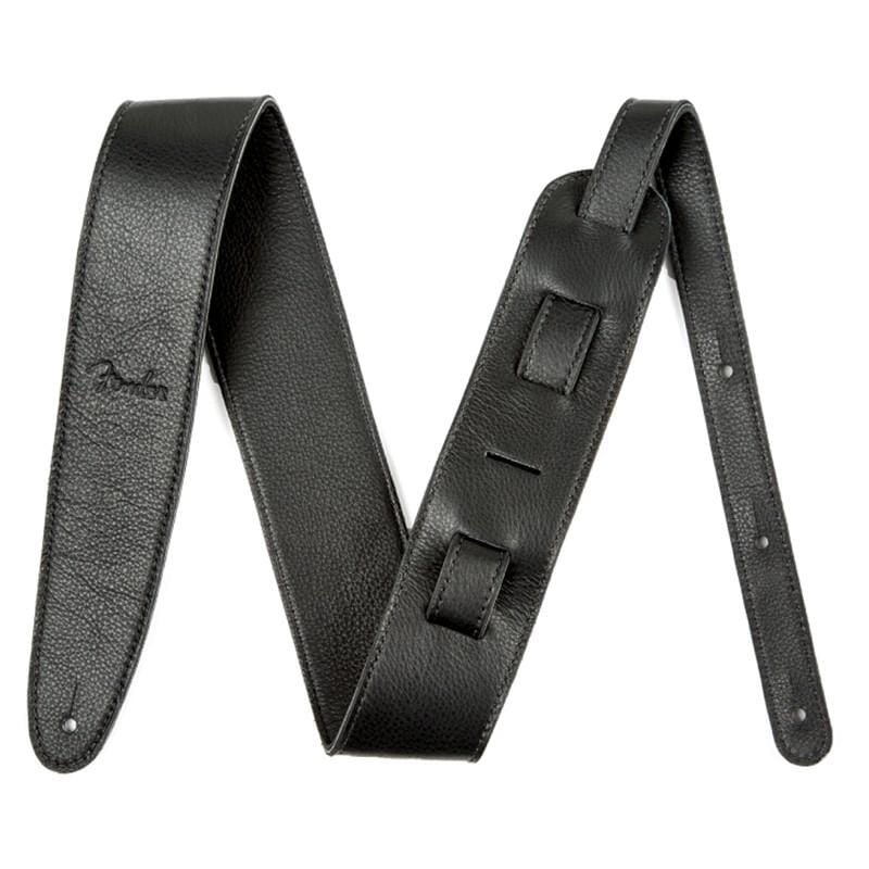 Fender Artisan Crafted Leather 2.5" Guitar Strap Black