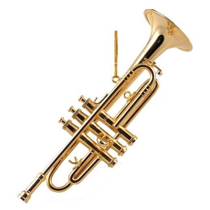 Trumpet Ornament 4.5"