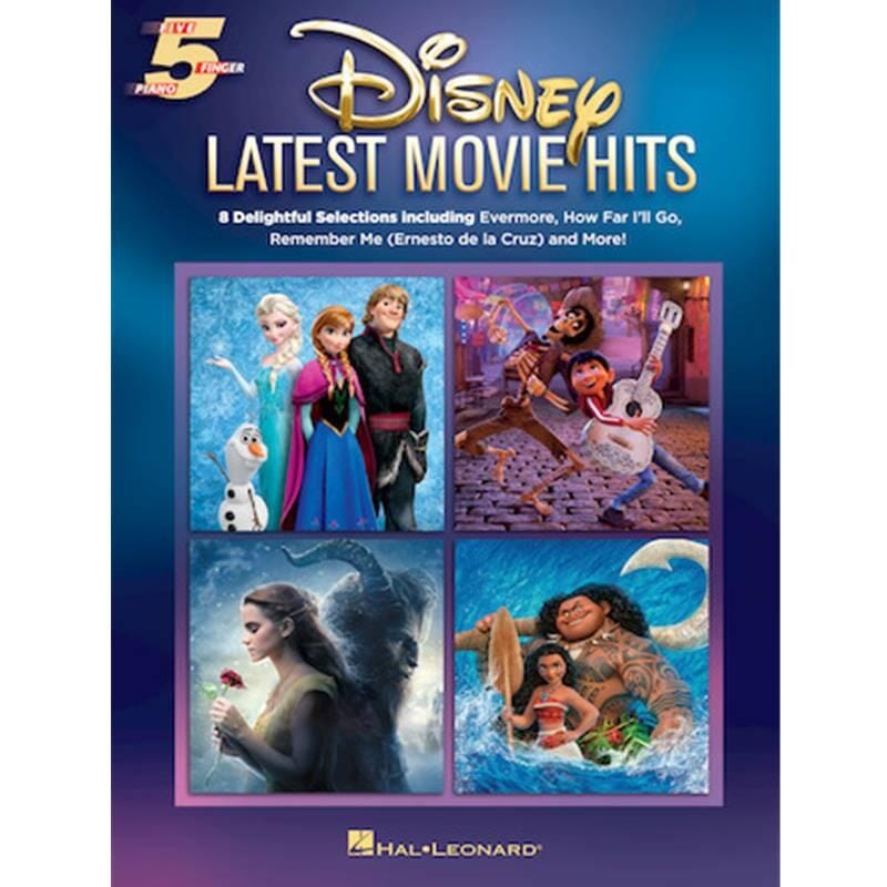 Disney Latest Movie Hits 5 Finger Piano