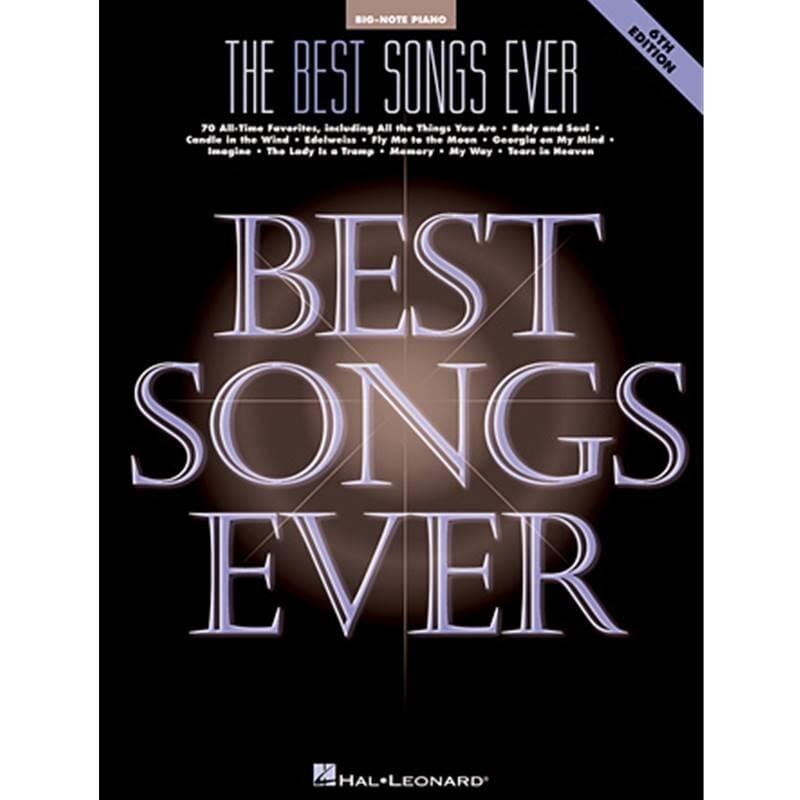 The Best Songs Ever - Big Note Piano