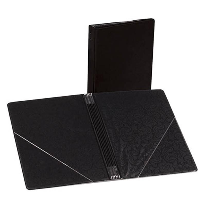 Black Choral Folder with Elastic Stays