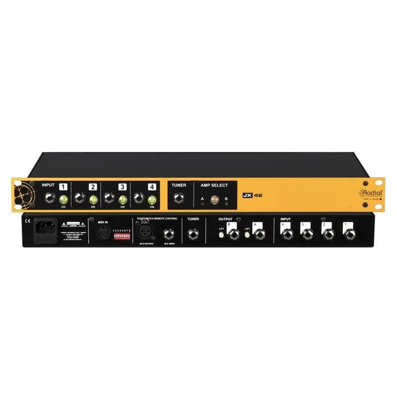 Radial JX42 V2 4 Input, 2 Output Guitar and Amp Switcher