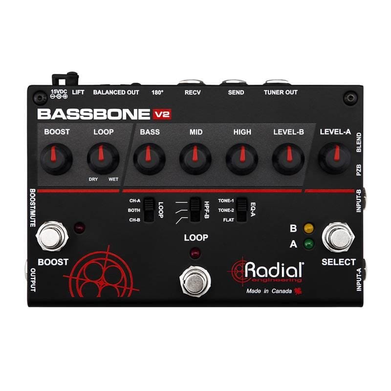 Radial Bassbone V2 Bass Preamp & Boost