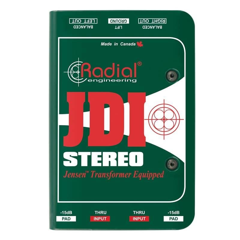 Radial JDI Stereo Premium Stereo Passive DI Box