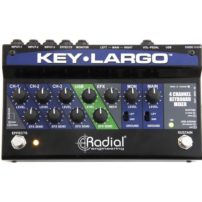 Radial Key-Largo Keyboard Mixer