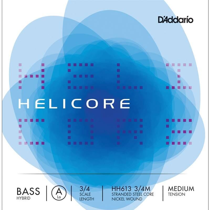 Helicore Hybrid Bass Single A String, 3/4 Scale, Medium Tension
