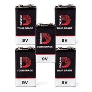 D'addario 9V Battery - 5 Pack