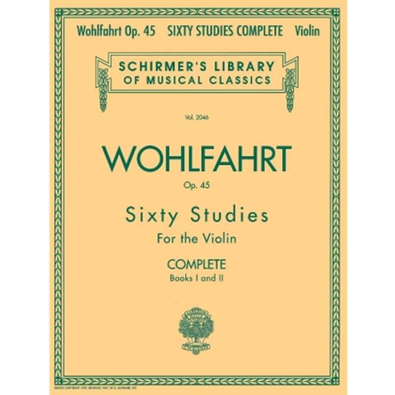Wohlfahrt 60 Studies Op. 45 Complete Violin