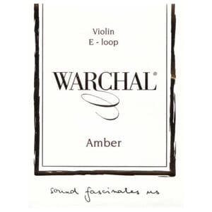 Warchal Amber Violin String Set 4/4, Loop E