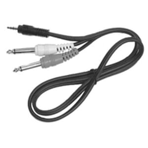 6' Stereo 1/8 Male to 2x1/4 Mono Male Cable
