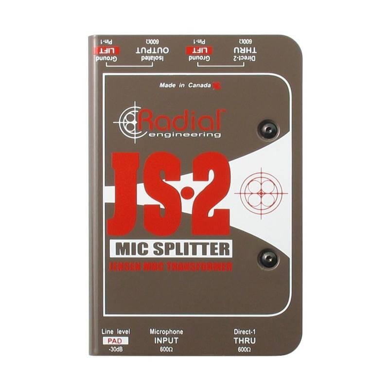 Radial JS2 Microphone Splitter