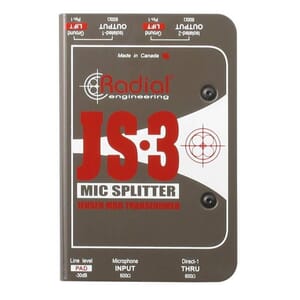 Radial JS3 Microphone Splitter