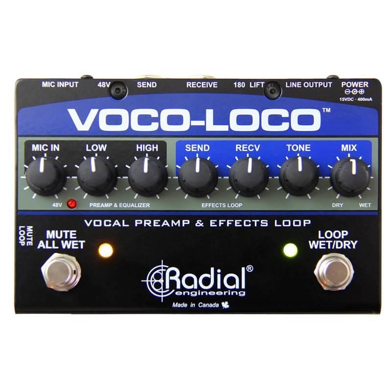 Radial Voco-Loco Effects Switcher for Voice or Instrument