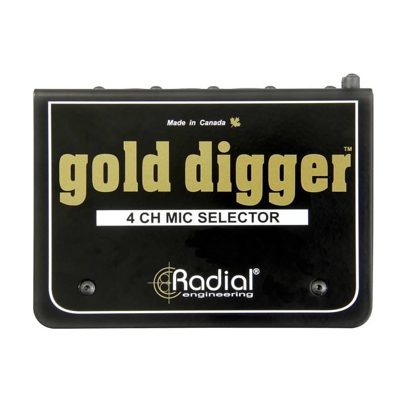 Radial Gold Digger 4-Channel Mic Selector