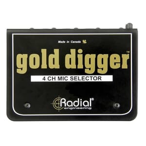 Radial Gold Digger 4-Channel Mic Selector