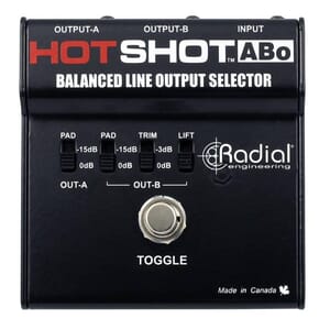 Radial HotShot ABo Balanced Output Selector