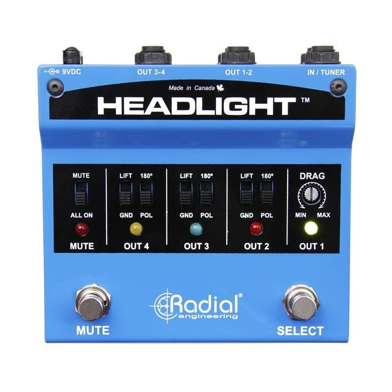 Radial Headlight Guitar Amp Selector
