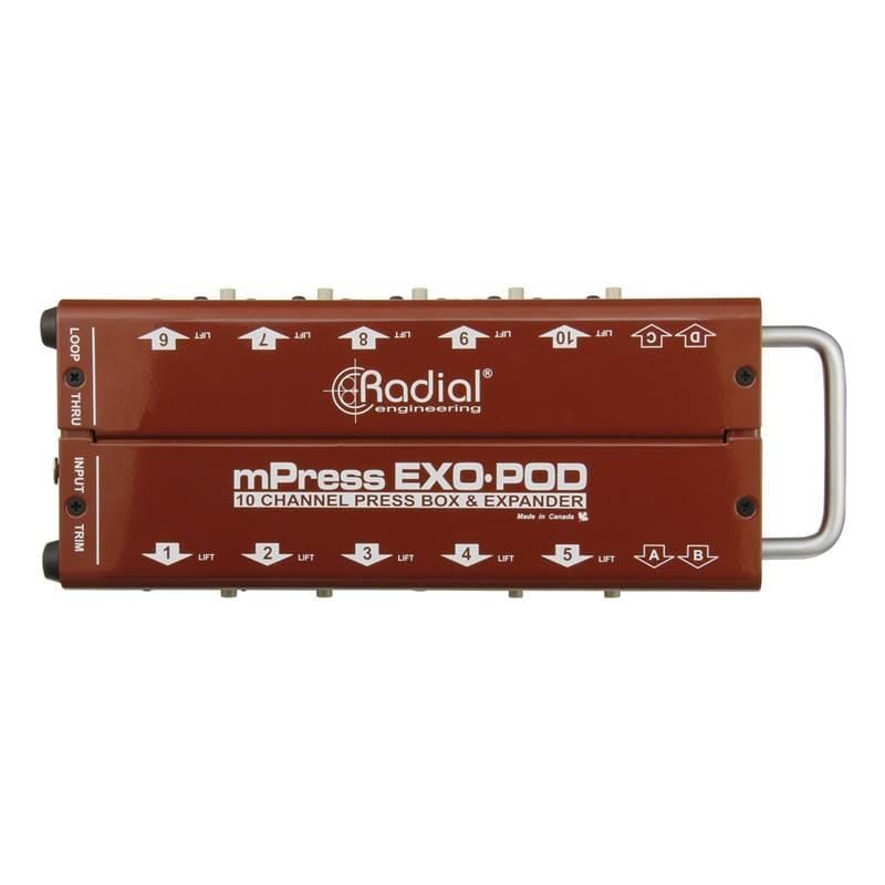 Radial Exo-Pod Broadcast Splitter