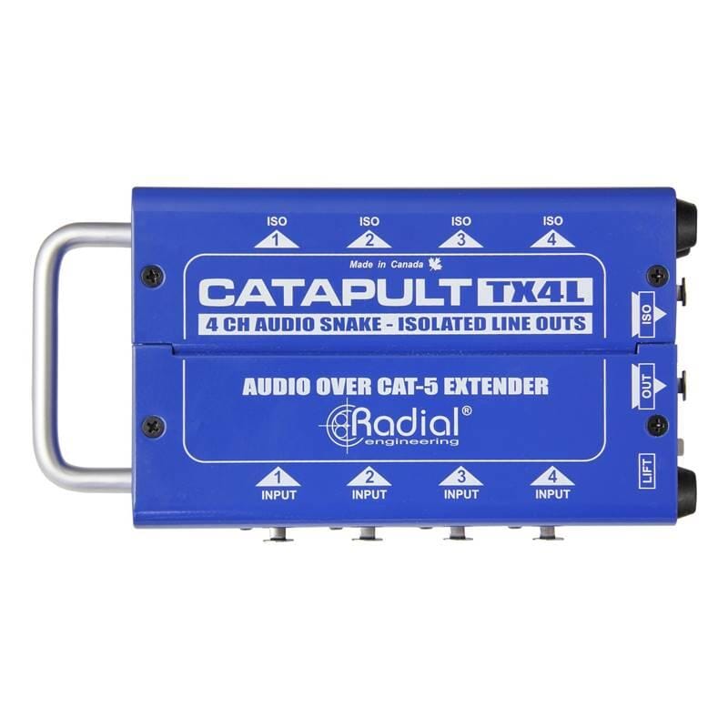 Radial Catapult TX4L Cat 5 Analog Snake
