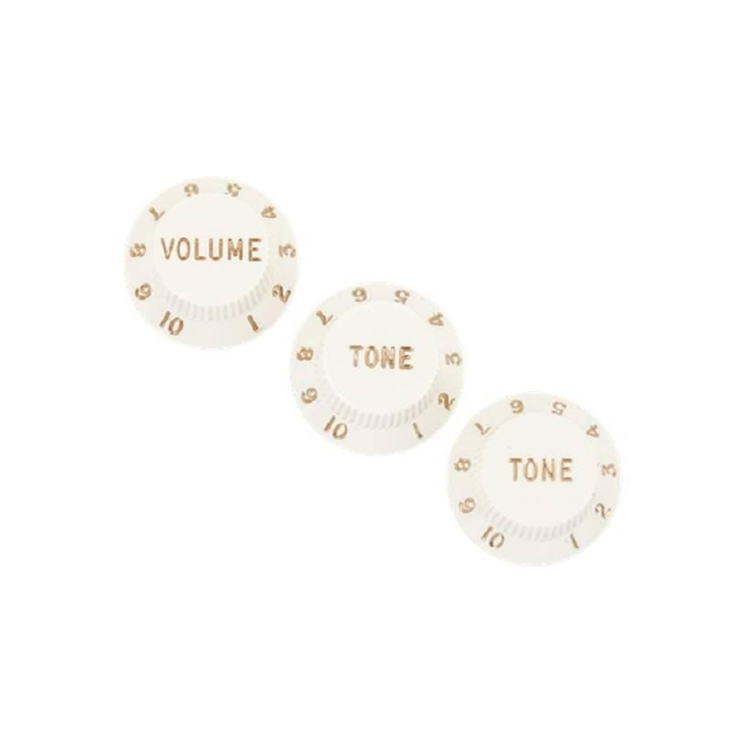 Fender Strat Knobs Parchment Set
