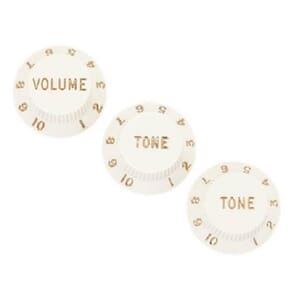 Fender Strat Knobs Parchment Set