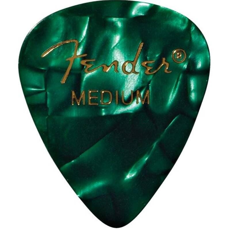Fender 351 Pick Green Moto Medium (12)